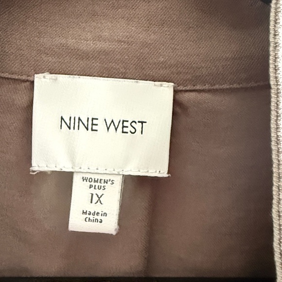 Nine West women's plus size 1X grey jacket like new EUC - Picture 2 of 3